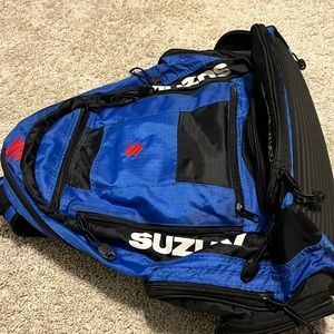 Suzuki motorcycle backpack